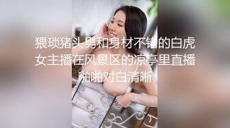 猥琐猪头男和身材不错的白虎女主播在风景区的凉亭里直播啪啪对白清晰