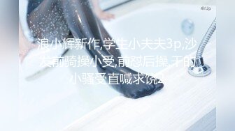 浪小辉新作,学生小夫夫3p,沙发前骑操小受,前怼后操,干的小骚受直喊求饶2