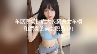 车展现场抄底大长腿美女车模和漂亮的美女职员 (3)