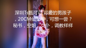 深圳Ts甄可可 可爱的男孩子，20CM仙女棒，可想一尝？秘书，空姐，女仆，调教样样精通！